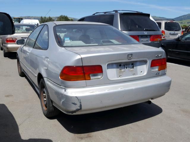 1HGEJ8246TL050049 - 1996 HONDA CIVIC EX SILVER photo 3