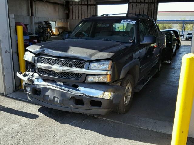 3GNEC12Z46G130938 - 2006 CHEVROLET AVALANCHE BLACK photo 2