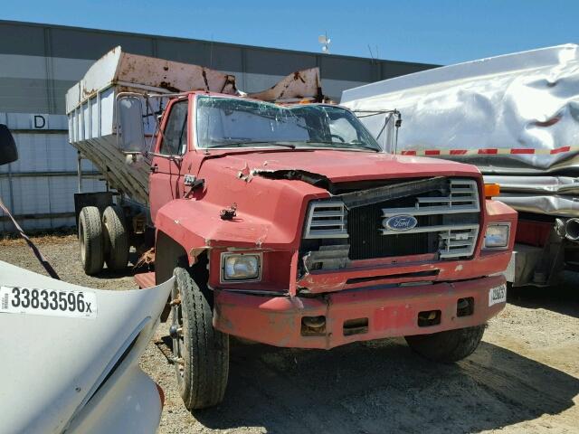 1FDXK84AXJVA41245 - 1988 FORD F800 F ORANGE photo 1