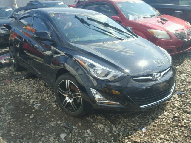 5NPDH4AE3FH568119 - 2015 HYUNDAI ELANTRA SE BLACK photo 1