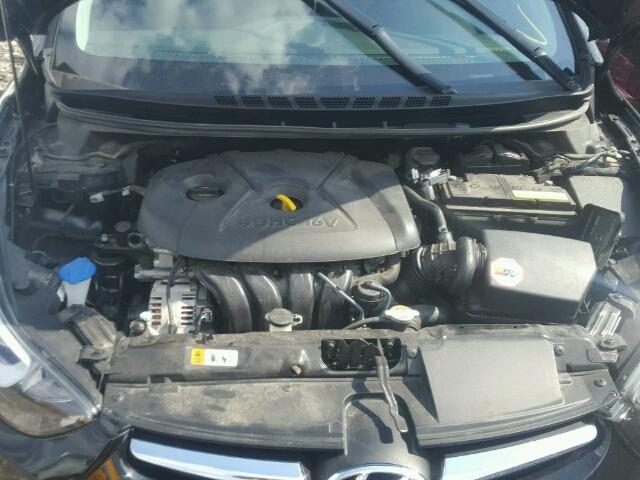 5NPDH4AE3FH568119 - 2015 HYUNDAI ELANTRA SE BLACK photo 7