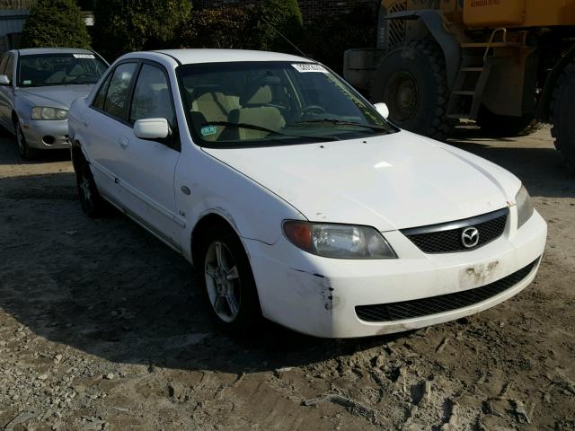 JM1BJ225330197003 - 2003 MAZDA PROTEGE DX WHITE photo 1