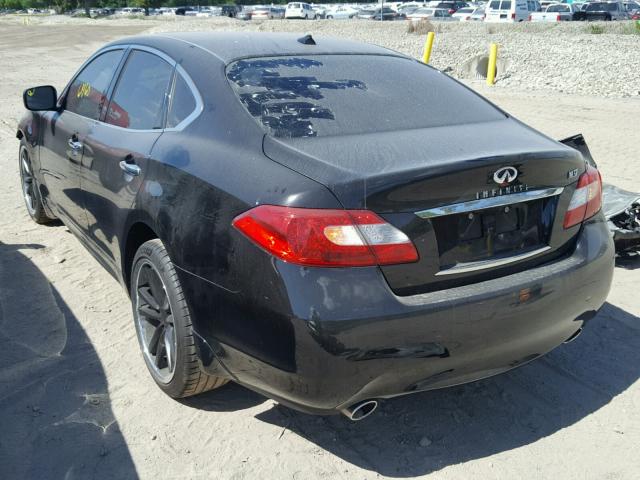 JN1BY1AP6BM324376 - 2011 INFINITI M37 BLACK photo 3