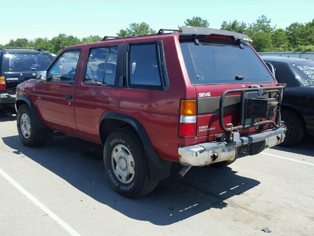 JN8HD17Y0SW067100 - 1995 NISSAN PATHFINDER RED photo 3