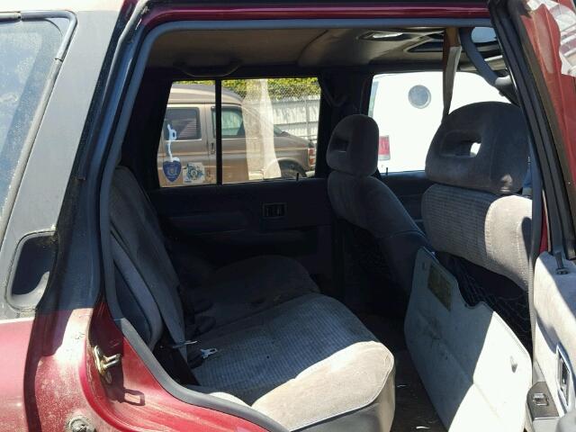 JN8HD17Y0SW067100 - 1995 NISSAN PATHFINDER RED photo 6