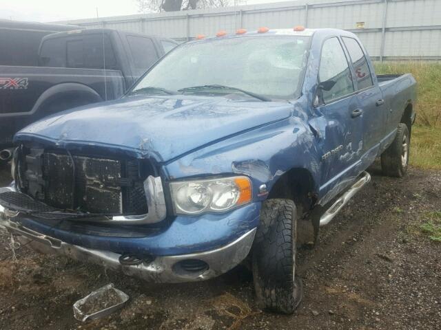 3D7LS38C45G815883 - 2005 DODGE RAM 3500 S BLUE photo 10