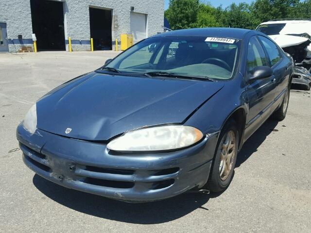 2B3HD46R92H250132 - 2002 DODGE INTREPID BLUE photo 2