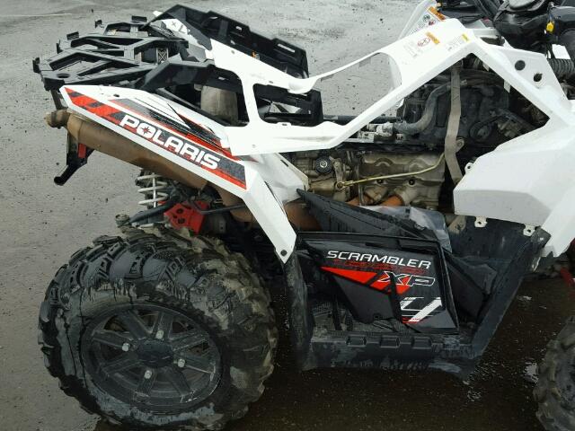 4XASVE953FA212472 - 2015 POLARIS SCRAMBLER WHITE photo 6