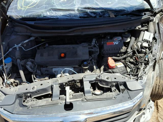 2HGFB2F93CH548372 - 2012 HONDA CIVIC EXL BROWN photo 7