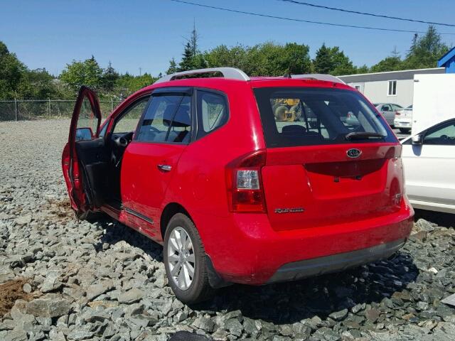 KNAHH8A88C7411993 - 2012 KIA RONDO RED photo 3