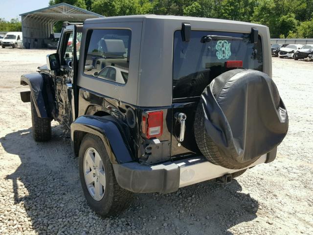 1J4FA54108L500638 - 2008 JEEP WRANGLER S BLACK photo 3