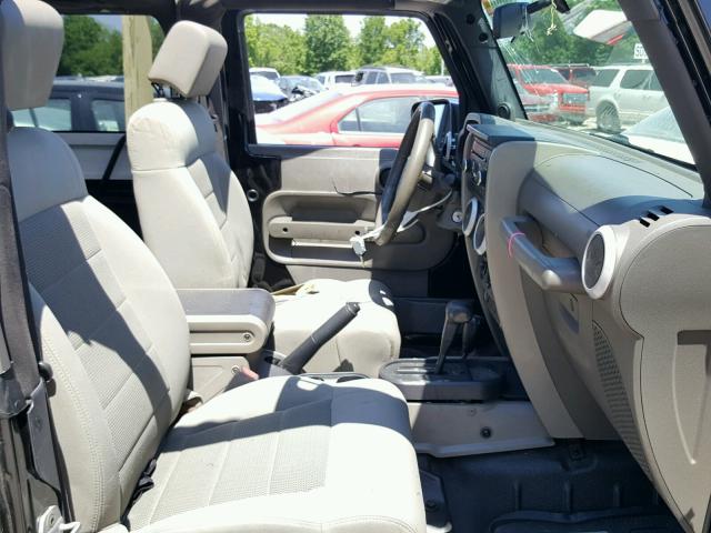 1J4FA54108L500638 - 2008 JEEP WRANGLER S BLACK photo 5