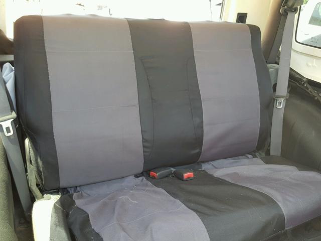 1J4FA54108L500638 - 2008 JEEP WRANGLER S BLACK photo 6