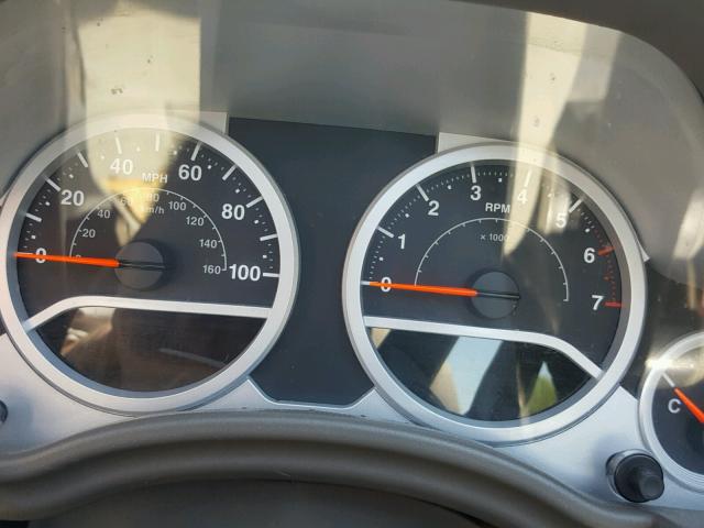 1J4FA54108L500638 - 2008 JEEP WRANGLER S BLACK photo 8