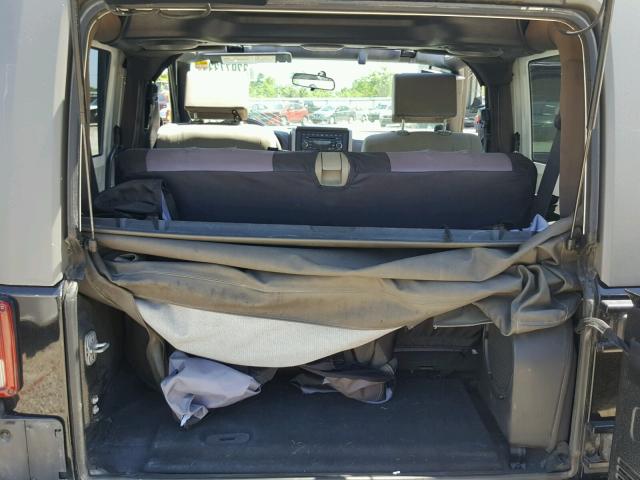 1J4FA54108L500638 - 2008 JEEP WRANGLER S BLACK photo 9