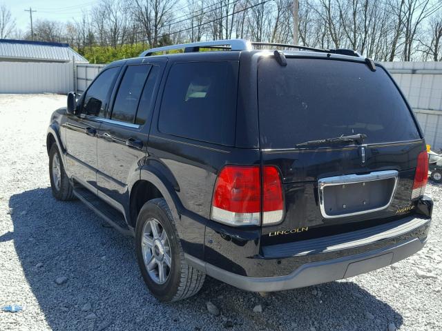 5LMEU78H73ZJ35918 - 2003 LINCOLN AVIATOR BLACK photo 3