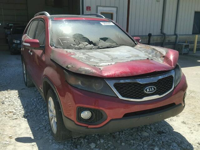 5XYKUDA2XBG056044 - 2011 KIA SORENTO EX RED photo 1