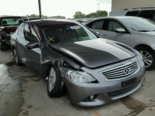 JN1CV6APXBM506513 - 2011 INFINITI G37 BASE SILVER photo 1