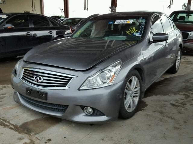 JN1CV6APXBM506513 - 2011 INFINITI G37 BASE SILVER photo 2