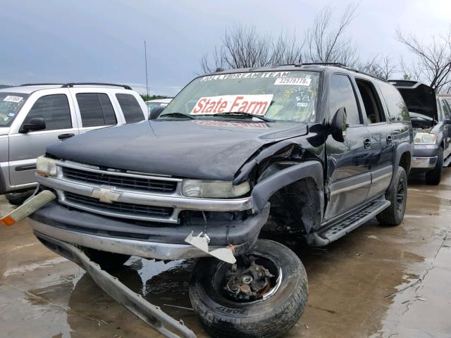 1GNEC16Z55J191481 - 2005 CHEVROLET SUBURBAN C BLACK photo 2