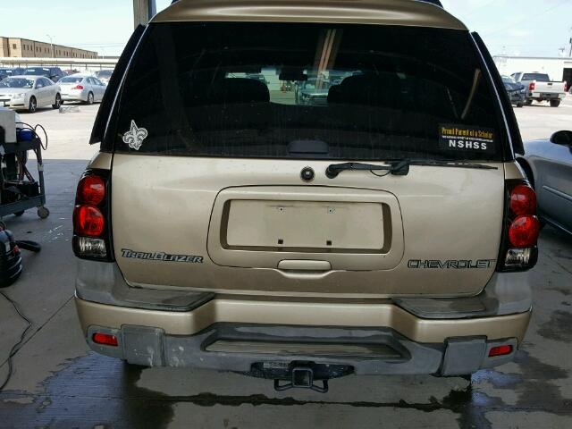 1GNES16S246143234 - 2004 CHEVROLET TRAILBLAZE GOLD photo 9