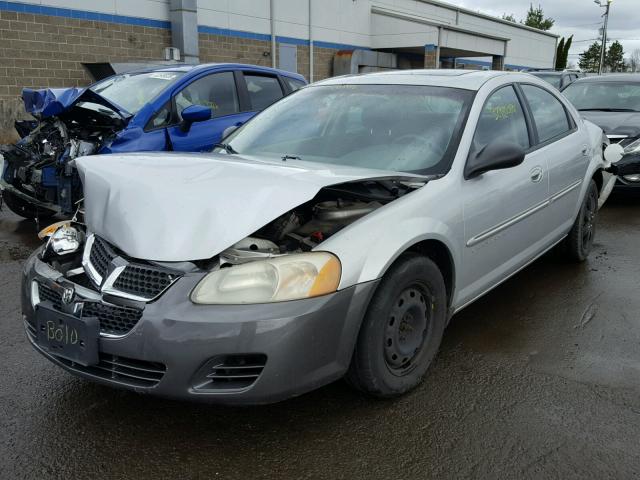 1C3AL46U41N698585 - 2001 CHRYSLER SEBRING LX SILVER photo 2