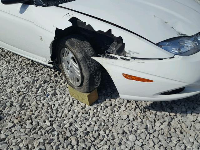 1G8ZY12761Z114558 - 2001 SATURN SC2 WHITE photo 9