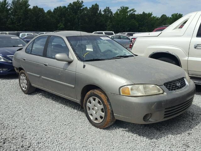 3N1CB51D72L666321 - 2002 NISSAN SENTRA XE/ GRAY photo 1