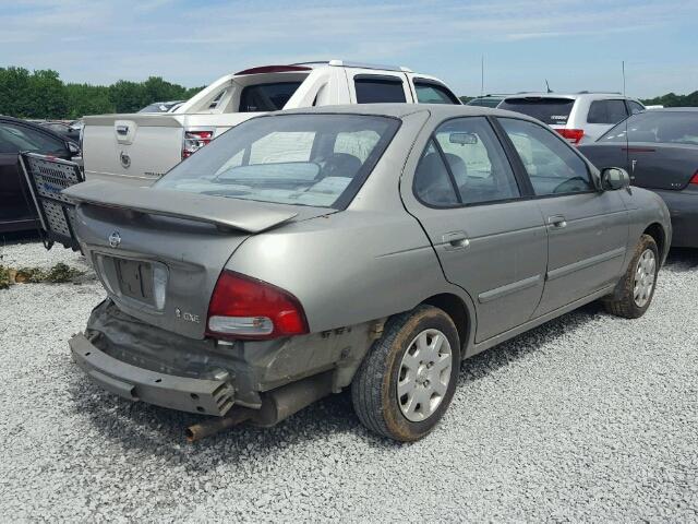 3N1CB51D72L666321 - 2002 NISSAN SENTRA XE/ GRAY photo 4