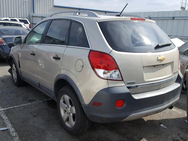 3GNAL2EK7CS597797 - 2012 CHEVROLET CAPTIVA SP GOLD photo 3