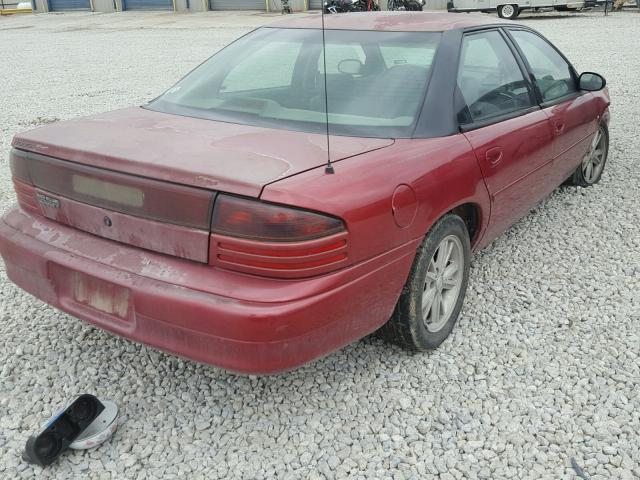 1B3HD46T8SF549253 - 1995 DODGE INTREPID RED photo 4