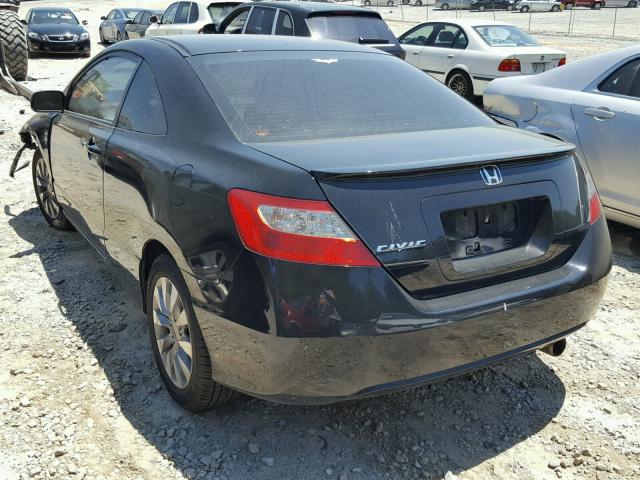 2HGFG1B9XAH530689 - 2010 HONDA CIVIC EXL BLACK photo 3