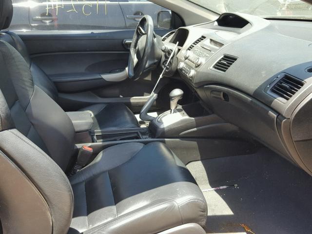 2HGFG1B9XAH530689 - 2010 HONDA CIVIC EXL BLACK photo 5