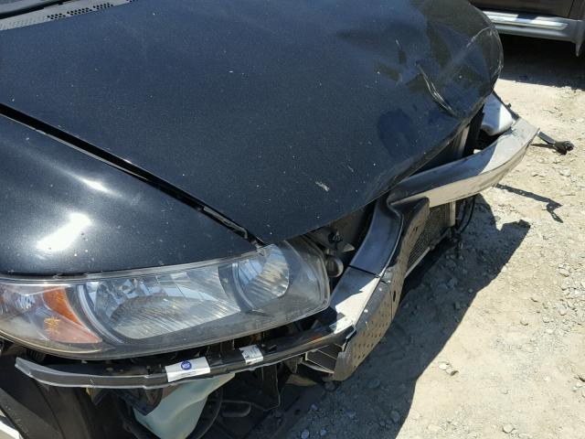 2HGFG1B9XAH530689 - 2010 HONDA CIVIC EXL BLACK photo 9