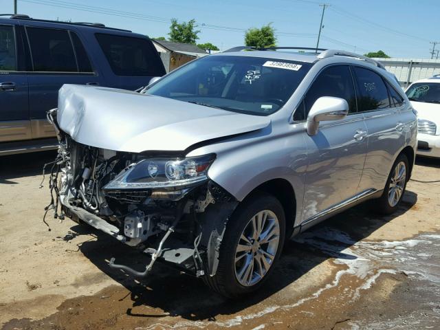 JTJBC1BA7E2454024 - 2014 LEXUS RX 450 SILVER photo 2