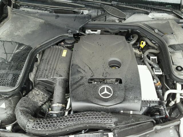 55SWF4KB5GU173702 - 2016 MERCEDES-BENZ C 300 4MAT BLACK photo 7