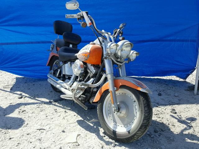 1HD1BMY192Y047856 - 2002 HARLEY-DAVIDSON FLSTF ORANGE photo 1