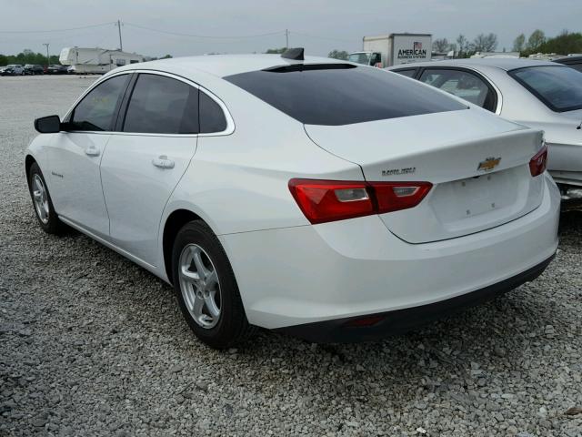 1G1ZB5STXGF304037 - 2016 CHEVROLET MALIBU LS 白色 照片 3