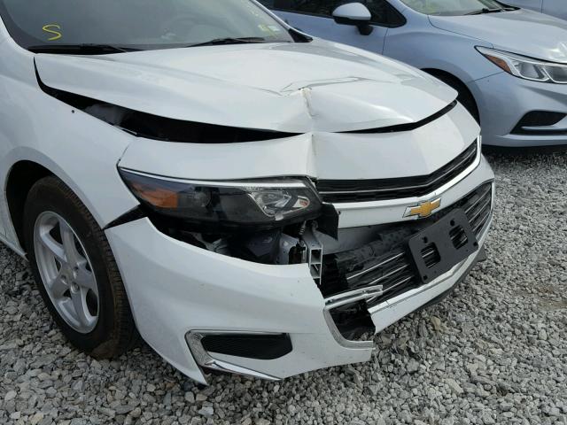 1G1ZB5STXGF304037 - 2016 CHEVROLET MALIBU LS 白色 照片 9