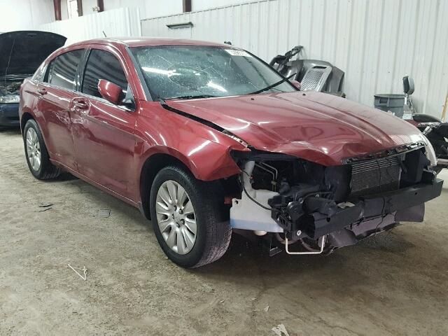 1C3CCBAB6EN211072 - 2014 CHRYSLER 200 LX MAROON photo 1