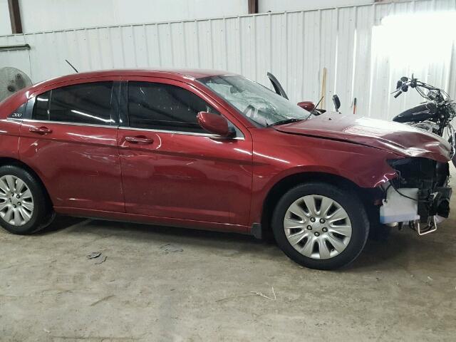 1C3CCBAB6EN211072 - 2014 CHRYSLER 200 LX MAROON photo 9