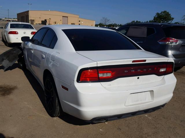 2C3CDXAT6CH241651 - 2012 DODGE CHARGER PO WHITE photo 3