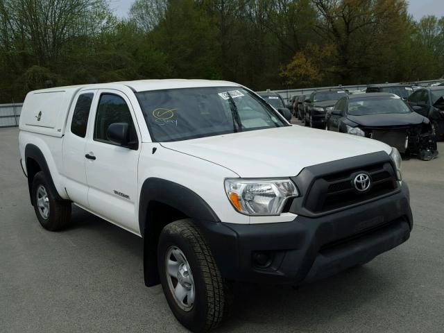 5TFTX4GN2EX033596 - 2014 TOYOTA TACOMA PRE WHITE photo 1