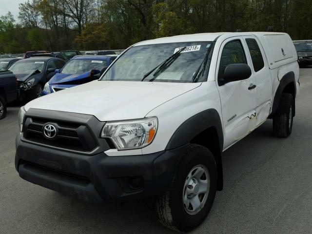 5TFTX4GN2EX033596 - 2014 TOYOTA TACOMA PRE WHITE photo 2