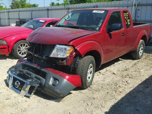 1N6BD0CT5HN766675 - 2017 NISSAN FRONTIER S RED photo 2