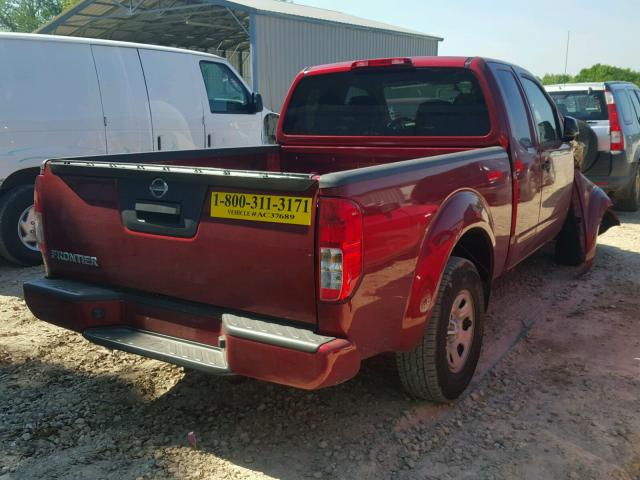 1N6BD0CT5HN766675 - 2017 NISSAN FRONTIER S RED photo 4