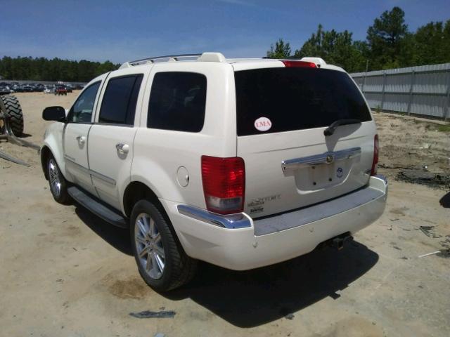 1A8HW58217F516128 - 2007 CHRYSLER ASPEN LIMI WHITE photo 3