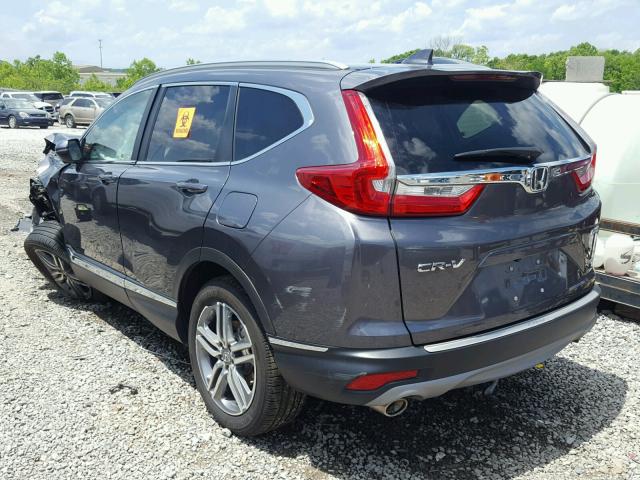 2HKRW2H96HH638434 - 2017 HONDA CR-V TOURI GRAY photo 3