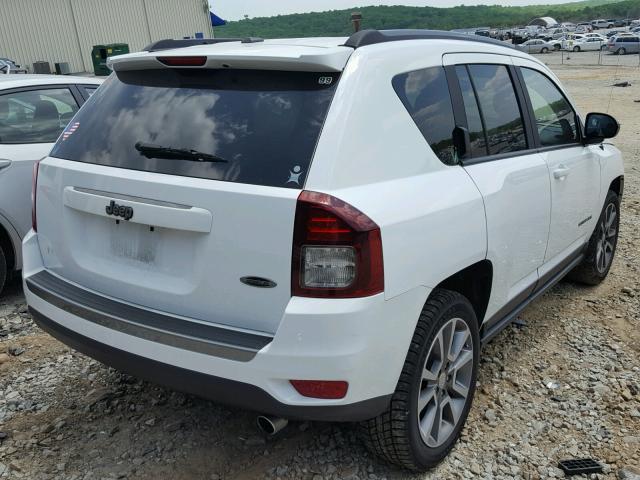 1C4NJCBA2HD187160 - 2017 JEEP COMPASS SP WHITE photo 4