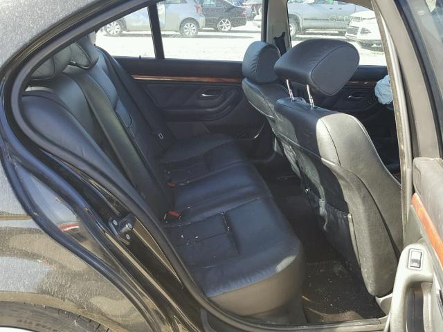 WBADT63452CH91590 - 2002 BMW 530 I AUTO BLACK photo 6
